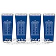Doctor Who TARDIS 2 oz. Glass Set of 4